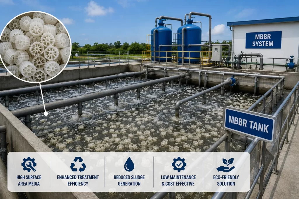 MBBR (Moving Bed Biofilm Reactor) Media Systems Services Pune
